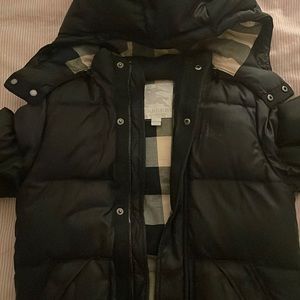 Kids Burberry puffer jacket